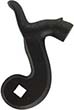 Hammer, 1.75" throw, right hand, as cast